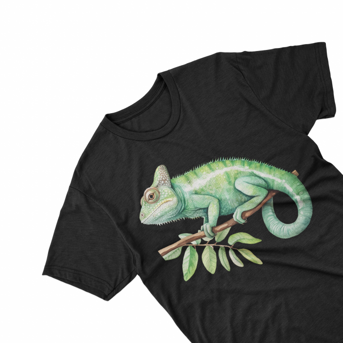 Tricouri personalizate cu poza Cameleon Watercolor [1]