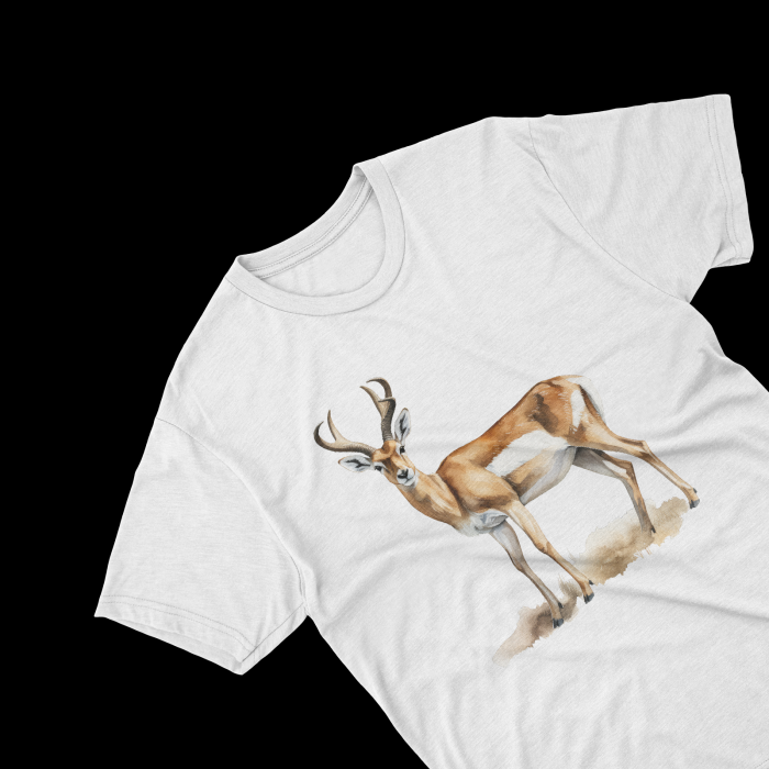 Tricouri personalizate cu poza Cerb Watercolor deer [2]