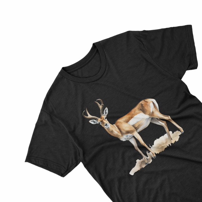 Tricouri personalizate cu poza Cerb Watercolor deer [1]