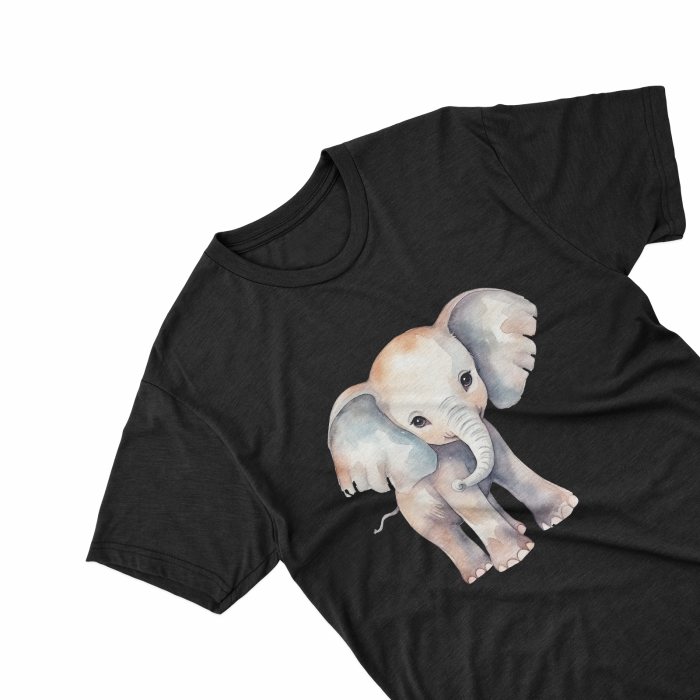 Tricouri personalizate cu poza Elefant Watercolor Dumbo [2]