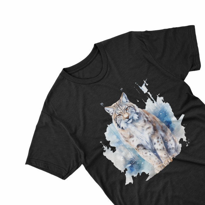 Tricouri personalizate cu poza Ras Watercolor iarna [2]
