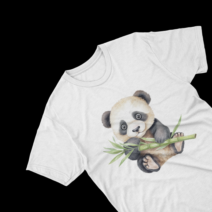 Tricouri personalizate cu poza Panda Watercolor pui [1]
