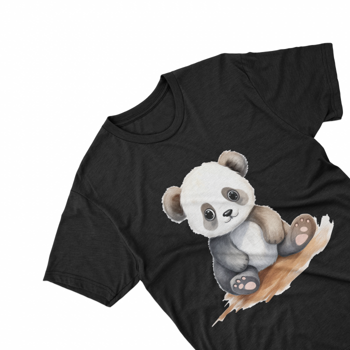 Tricouri personalizate cu poza Panda Watercolor ochios [1]