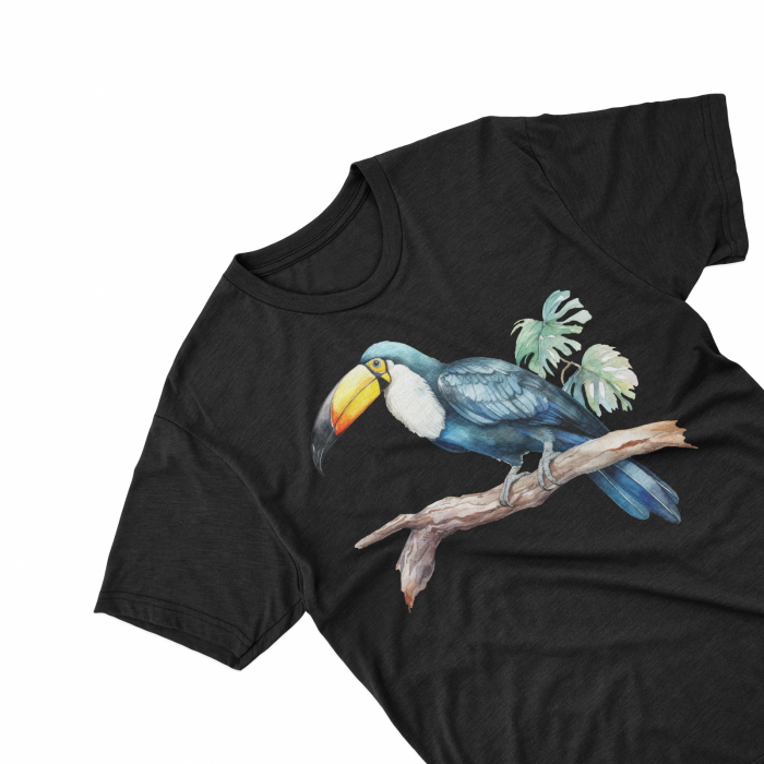 Tricouri personalizate cu poza Tucan Watercolor [1]