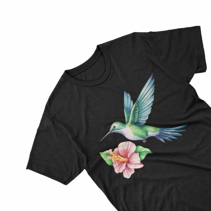 Tricouri personalizate cu poza Pasare Watercolor colibri [1]