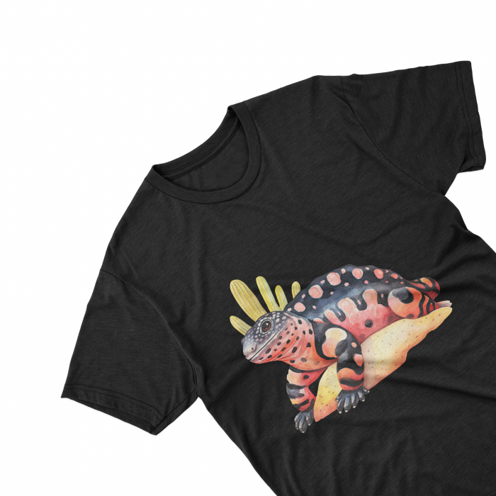Tricou din bumbac personalizat cu imagine - Broasca Watercolor model 6 [2]