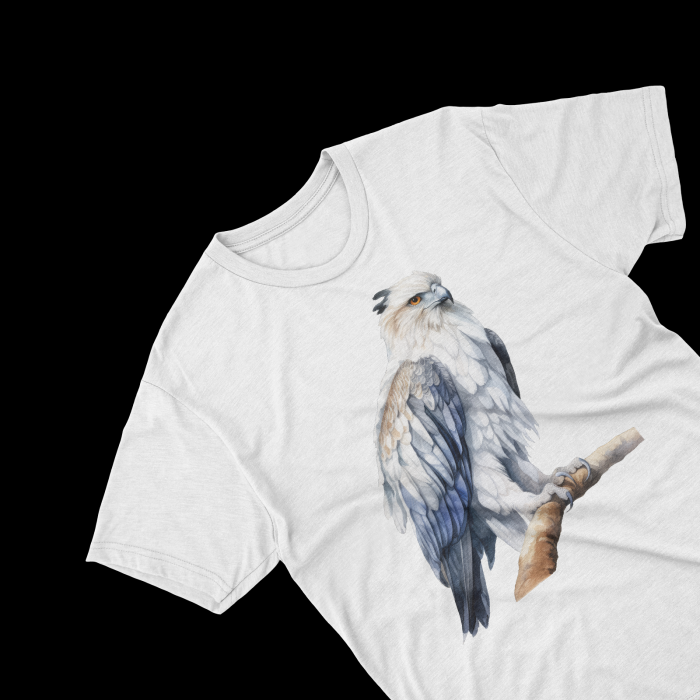 Tricouri personalizate cu poza Vultur Watercolor cu creasta [1]
