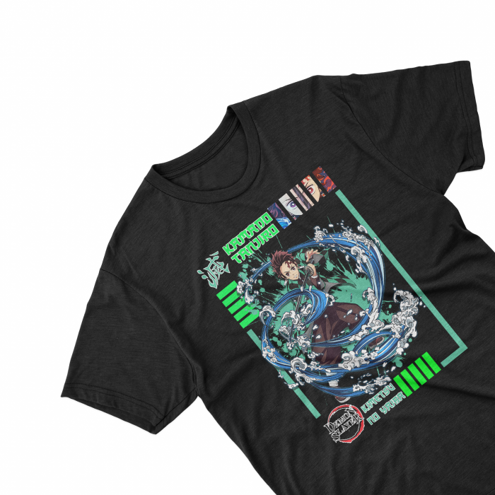 Tricouri personalizate cu anime Madara Hashirama negru [1]