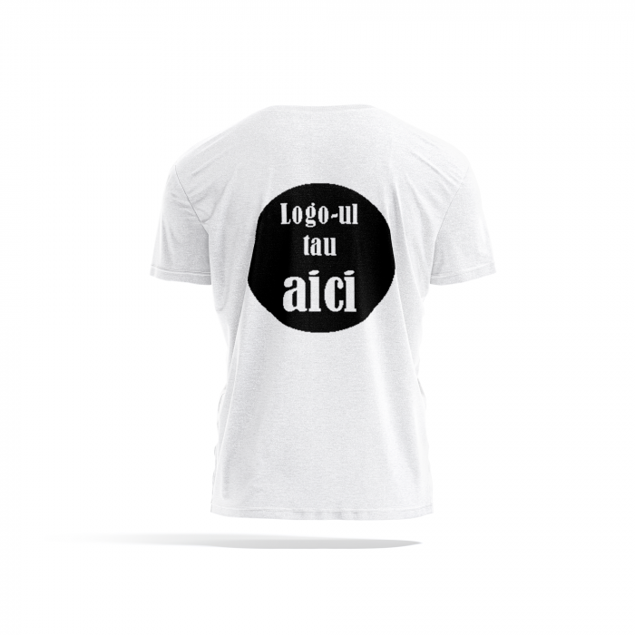 Tricou Personalizat cu mesaj fata si Logo Companie spate [2]