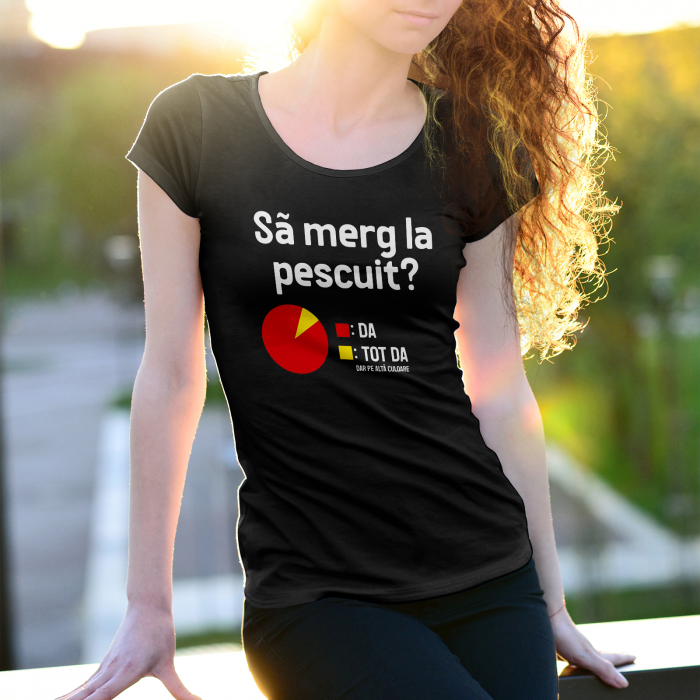Tricouri personalizate cu mesaj Sa merg la pescuit? [2]