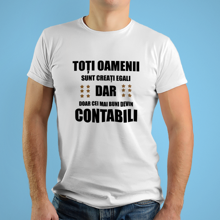 Tricouri personalizate cu mesaj Doar cei mai buni oameni devin contabili [2]