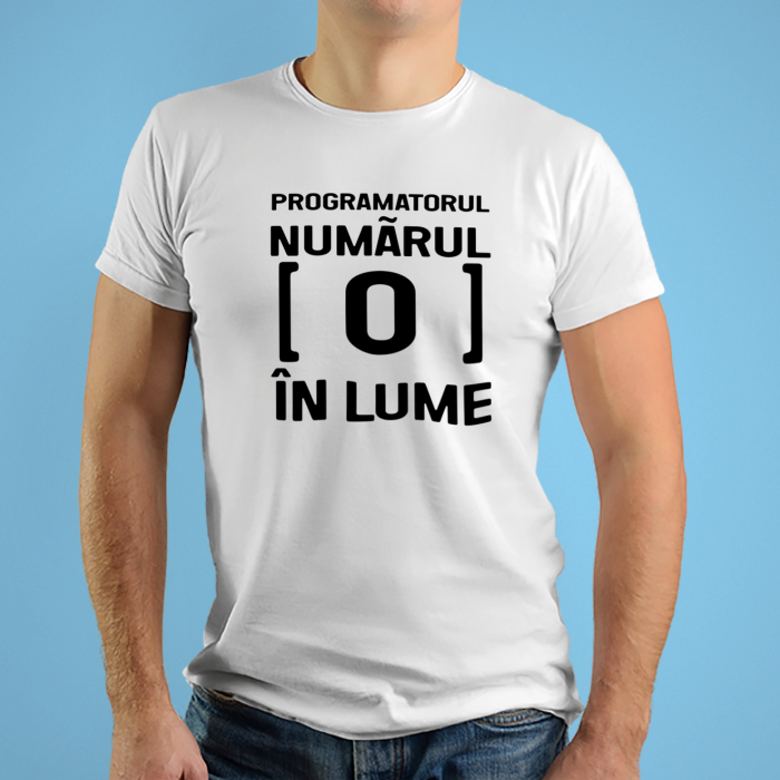 Tricouri personalizate cu mesaj Programatorul numarul unu [2]