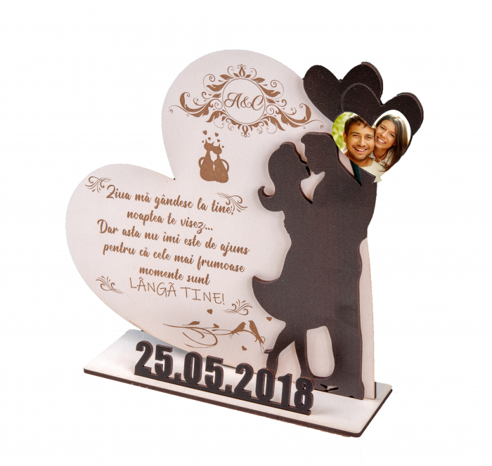 Trofeu Personalizat cu mesaj La multi ani Relatie [2]