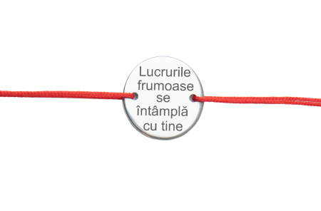 Bratari - Bratara Personalizata Lucrurile frumoase se intampla cu tine
