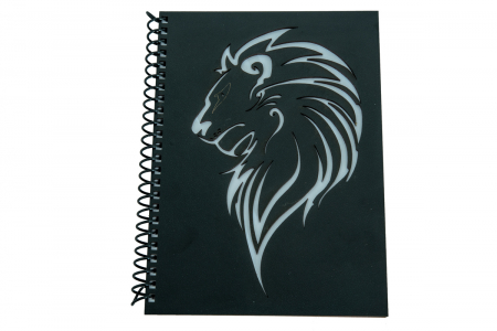 Agende A5 - Agenda personalizata din lemn cu His majesty, A5