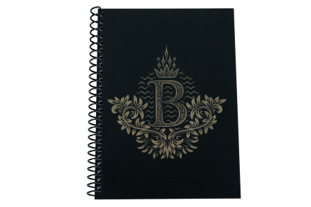Agenda personalizata din lemn cu initiale, A5 [1]