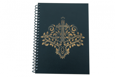 Agenda personalizata din lemn cu initiale, A5 [18]