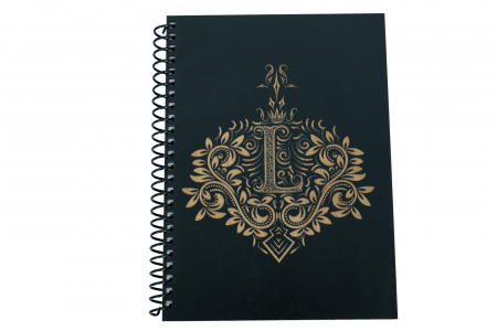 Agenda personalizata din lemn cu initiale, A5 [10]