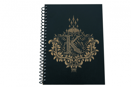 Agenda personalizata din lemn cu initiale, A5 [9]