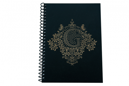 Agenda personalizata din lemn cu initiale, A5 [5]