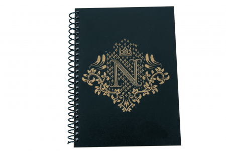 Agenda personalizata din lemn cu initiale, A5 [12]