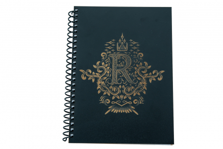 Agenda personalizata din lemn cu initiale, A5 [15]