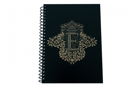Agenda personalizata din lemn cu initiale, A5 [3]