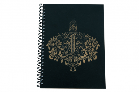 Agenda personalizata din lemn cu initiale, A5 [8]