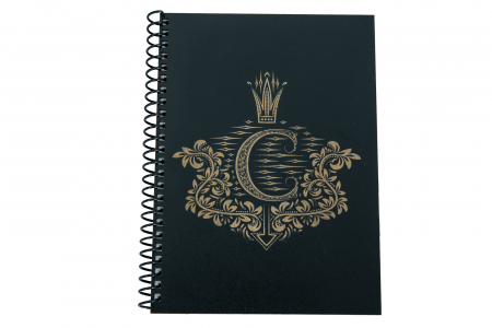 Agenda personalizata din lemn cu initiale, A5 [2]