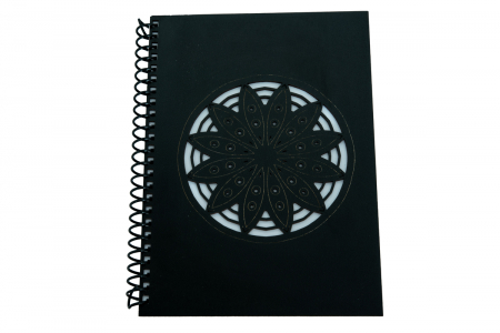 Agende A5 - Agenda personalizata din lemn cu Mandala , A5