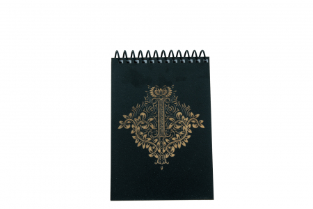 Agenda personalizata din lemn cu initiala, A6 [8]