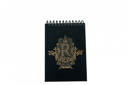 Agenda personalizata din lemn cu initiala, A6 [15]