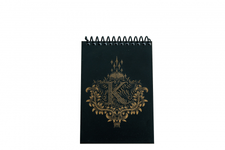 Agenda personalizata din lemn cu initiala, A6 [10]