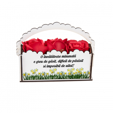 Decoratiuni diverse - Cutie din Lemn Personalizata pentru invatatoare