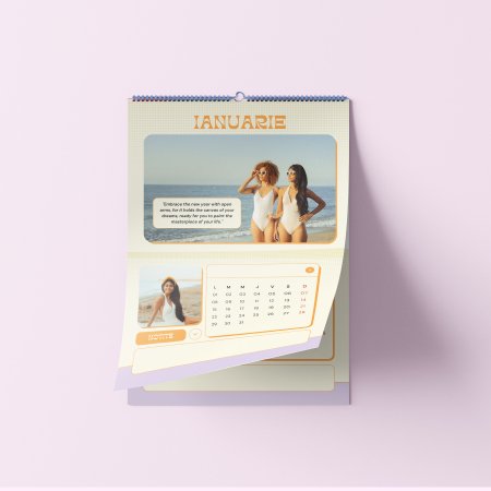 Calendare personalizate - Calendar personalizat cu pozele tale model Beach