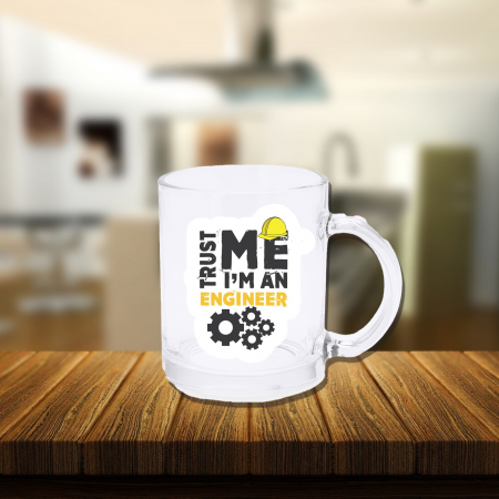 Cani din sticla - Cana personalizata cu poza Trust me