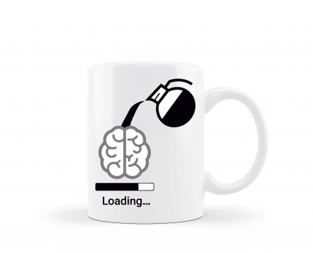 Cani albe si colorate - Cana personalizata Loading