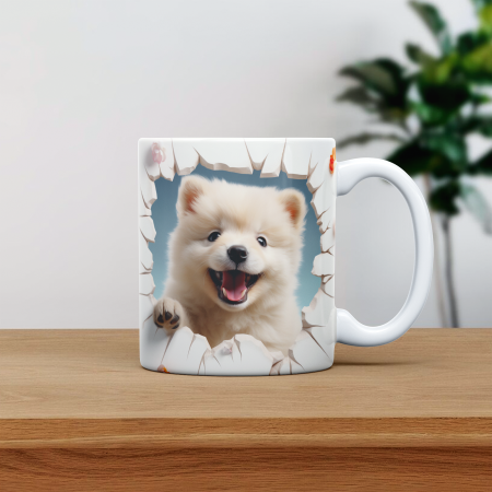 Cani emailate - Cana personalizata cu poza si nume Caine Chow Chows