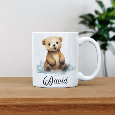 Cani personalizate - Cana personalizata cu poza si nume Ursulet