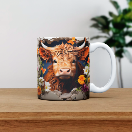 Cani pentru copii - Cana personalizata cu poza si nume Vacuta