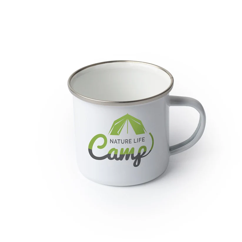 Cani emailate - Cana personalizata metalica cu poza si mesaj