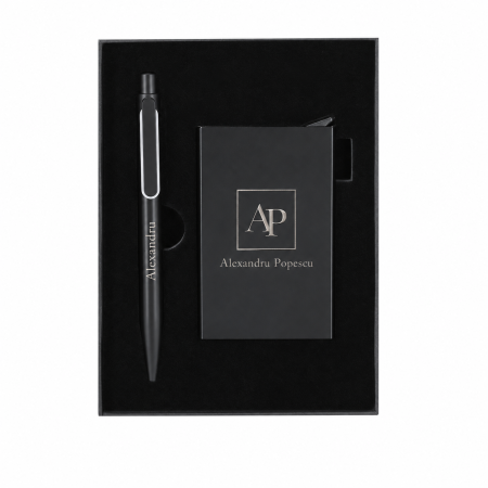 Pixuri personalizate - Set Cadou Personalizat cu Pix si Portcard