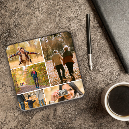 Mousepad-uri - Mousepad personalizat cu 5 poze, 20x20 cm
