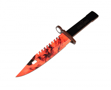 Bayonet - Cutit M9 Bayonet din lemn rosu