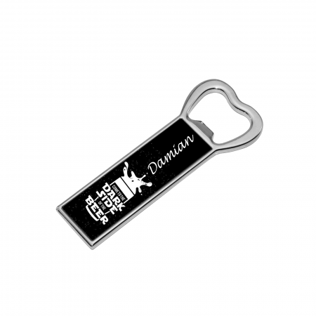 Desfacatoare si tirbusoane - Desfacator Personalizat de Bere Dark side of the beer