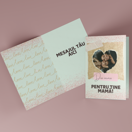 Felicitari personalizate - Felicitare personalizata de 8 Martie cu poza Love