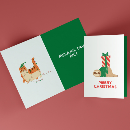 Felicitari personalizate - Felicitare personalizata de Craciun Lenes