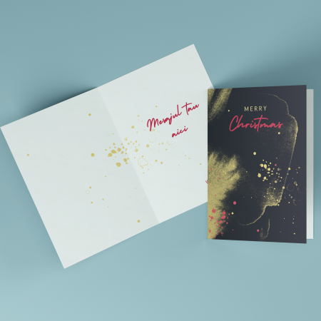 Felicitari personalizate - Felicitare personalizata de Craciun Praf de stele