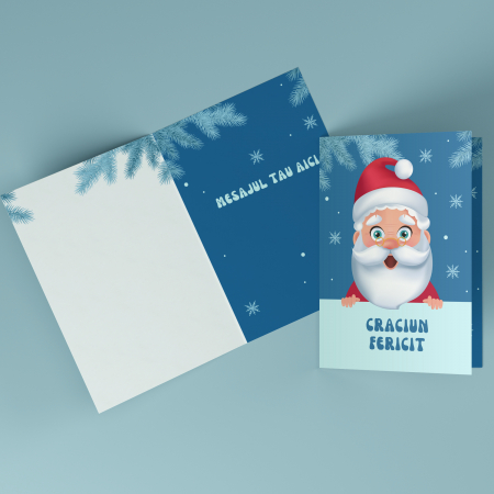Felicitari personalizate - Felicitare personalizata de Craciun Mos Craciun