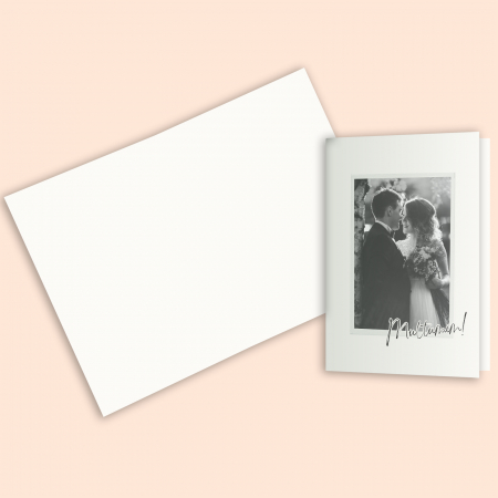 Print personalizat - Felicitare personalizata Multumire nunta
